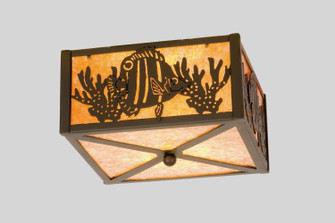 Tropical Fish Two Light Flushmount in Timeless Bronze (57|23992)