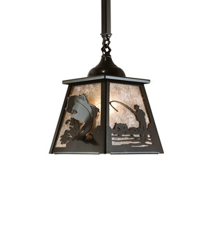 Fly Fishing One Light Pendant in Timeless Bronze (57|239060)