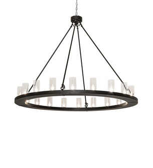 Loxley 20 Light Chandelier in Black Metal (57|238641)