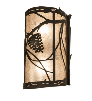 Whispering Pines Two Light Wall Sconce in Oil Rubbed Bronze (57|238002)
