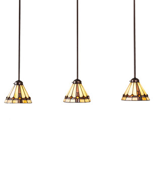 Belvidere Three Light Island Pendant in Mahogany Bronze (57|237619)