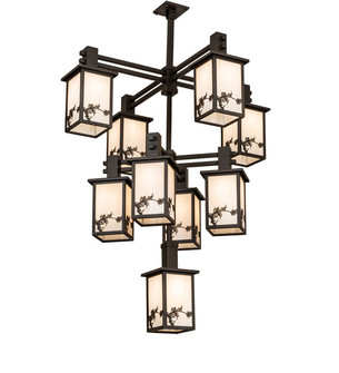 Hyde Park Nine Light Chandelier in Oil Rubbed Bronze (57|236281)