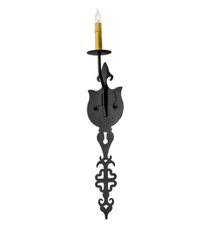 Merano One Light Wall Sconce in Wrought Iron (57|233401)