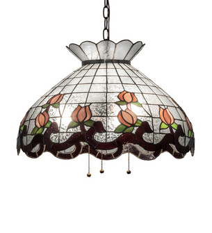 Roseborder Three Light Pendant in Mahogany Bronze (57|232769)