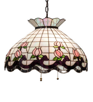 Roseborder Three Light Pendant in Mahogany Bronze (57|232764)