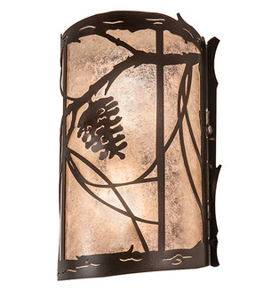 Whispering Pines Two Light Wall Sconce in Mahogany Bronze (57|231469)