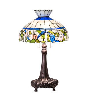 Rose Vine Three Light Table Lamp in Mahogany Bronze (57|230475)