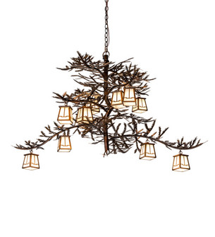 Pine Branch 12 Light Chandelier in Vintage Copper (57|228470)