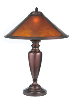 Sutter Table Lamp in Amber Mica Mahogany (57|22700)