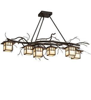 Winter Solstice Six Light Chandelier in Oil Rubbed Bronze (57|219670)