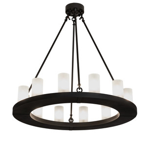 Loxley 12 Light Chandelier in Wrought Iron (57|219660)