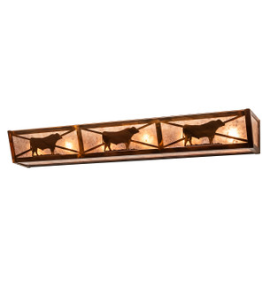 Steer Six Light Vanity in Vintage Copper (57|215109)