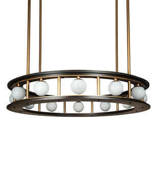 Reginald LED Pendant in Weathered Brass (57|211593)