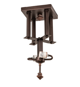 Arrowhead Two Light Flushmount Hardware in Mahogany Bronze (57|210966)