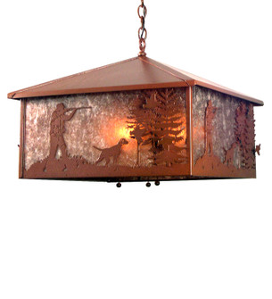 Quail Hunter Three Light Pendant in Rust (57|20934)