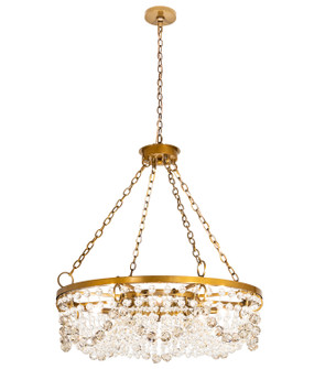 Sardinia Eight Light Chandelier in Transparent Gold (57|202518)