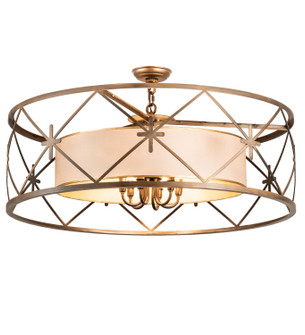 Penelope Six Light Pendant in Antique Copper (57|201258)