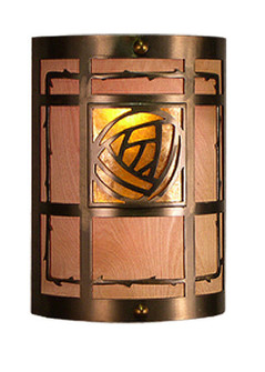 Bungalow Rose Two Light Wall Sconce in Antique Copper (57|19863)