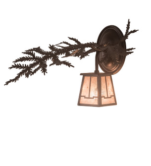 Pine Branch One Light Wall Sconce in Mahogany Bronze (57|198534)