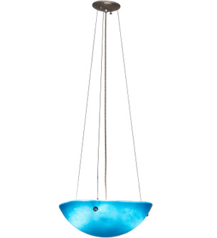 Kromatico Three Light Inverted Pendant in Antique Copper (57|197341)