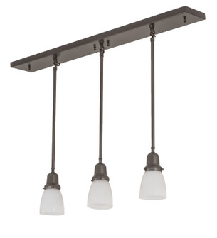 Revival Oyster Bay Three Light Island Pendant in Craftsman Brown (57|197133)