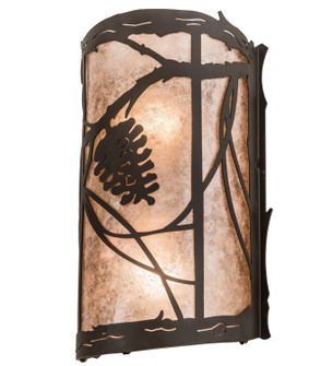 Whispering Pines Two Light Wall Sconce in Oil Rubbed Bronze (57|193755)