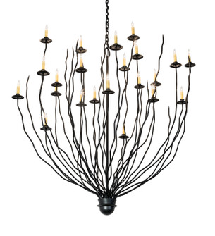 Sycamore 22 Light Chandelier in Black Metal (57|193565)