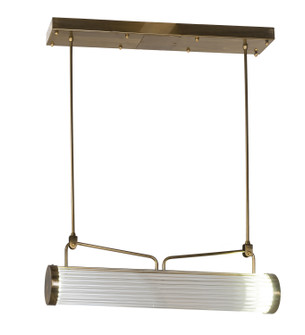 Cilindro LED Pendant in Natural Brass (57|193559)