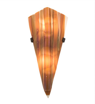 Metro Fusion Two Light Wall Sconce in Black Metal (57|193198)