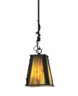 Barbed Wire One Light Mini Pendant in Timeless Bronze (57|19178)