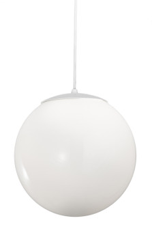 Bola One Light Pendant in White (57|191103)