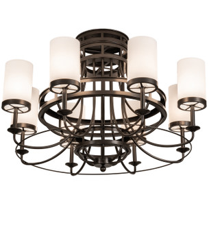 Saxony Eight Light Chandelier in Oil Rubbed Bronze (57|189538)