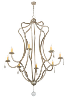 Lumierre Eight Light Chandelier in Antique Copper (57|188414)