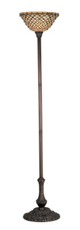 Diamond & Jewel One Light Torchiere in Mahogany Bronze (57|18763)