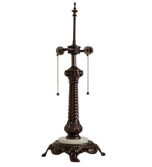 Rope Two Light Table Base Hardware in Mahogany Bronze (57|18653)