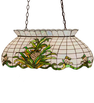 Welcome Pineapple Three Light Pendant in Antique Copper (57|185909)