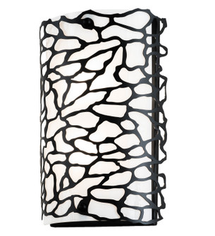Parmecia Two Light Wall Sconce in Black Metal (57|185851)