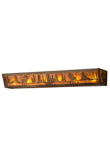 Elk At Lake Six Light Vanity in Antique Copper (57|183047)