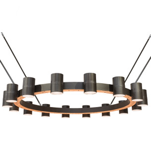Chappell 16 Light Chandelier in Bronze,Natural Wood,Chrome (57|182534)