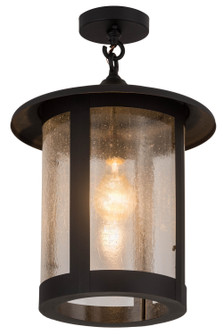 Fulton One Light Semi-Flushmount in Black Metal (57|182360)