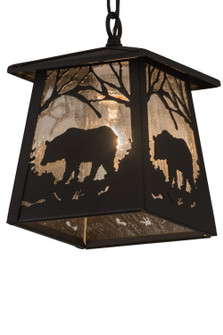 Bear At Dawn One Light Mini Pendant in Wrought Iron (57|180674)