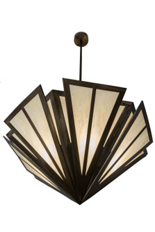 Brum Six Light Pendant in Antique Copper (57|179811)