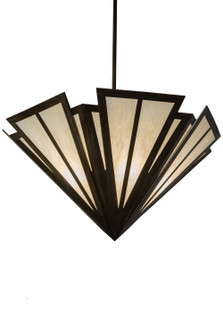 Brum Six Light Pendant in Antique Copper (57|179808)