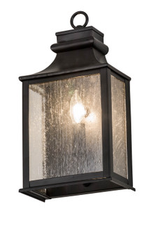 Bastille One Light Wall Sconce in Black Metal (57|179602)