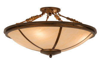 Commerce Four Light Semi-Flushmount in Vintage Copper (57|179573)