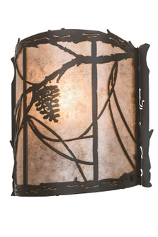 Whispering Pines One Light Wall Sconce in Timeless Bronze (57|177793)