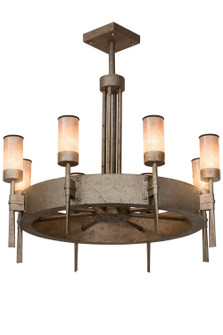 Mansfield Eight Light Chandelier in Ombre Lavato Silver Mica (57|174903)