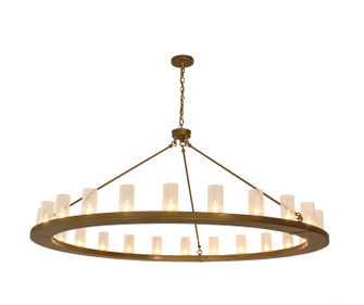 Loxley 24 Light Chandelier in Antique Copper,Burnished (57|174459)