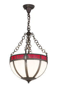 Gothic Four Light Inverted Pendant in Antique Brass (57|174102)