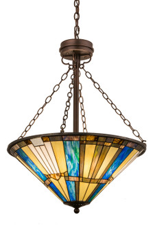 Beachfront Four Light Inverted Pendant in Mahogany Bronze (57|173735)